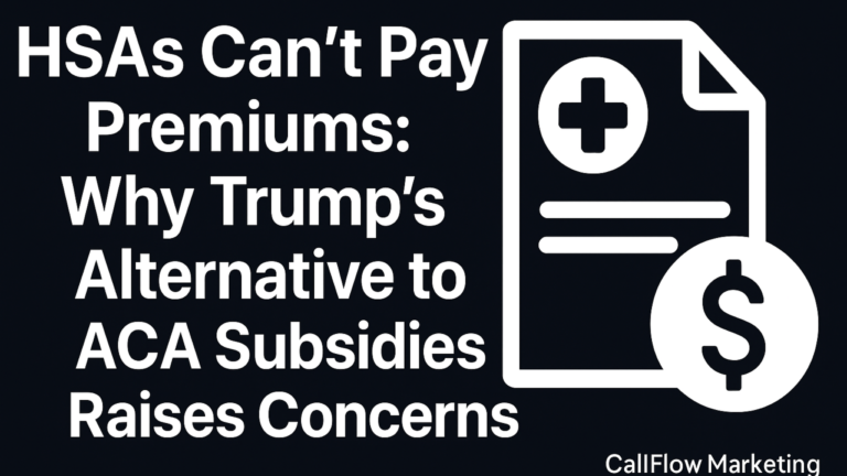 Trump wants more health savings accounts. A catch: they can’t pay insurance premiums: